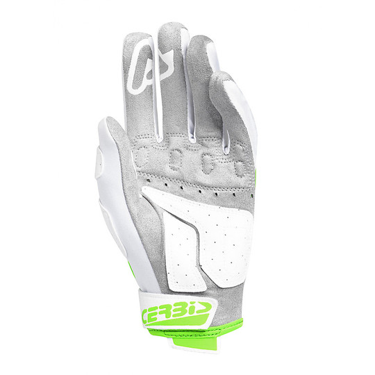 Acerbis MX XP Cross Enduro Motorcycle Gloves Green White