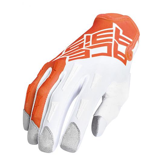 Acerbis MX XP Cross Enduro Motorcycle Gloves Orange White