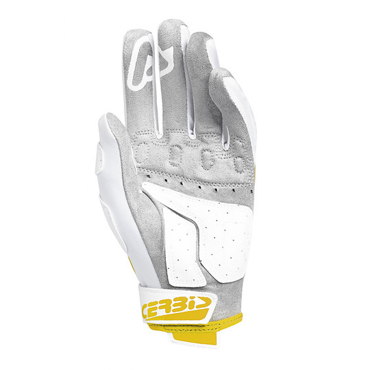 Acerbis MX XP Cross Enduro Motorcycle Gloves Yellow White