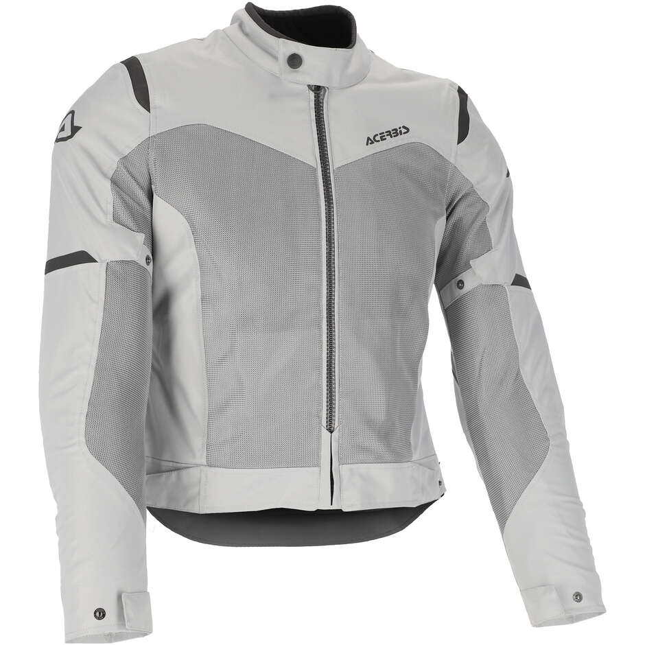 Acerbis Neue RAMSEY LADY My Vented 2.0 Damen-Sommer-Motorradjacke aus Stoff, Grau