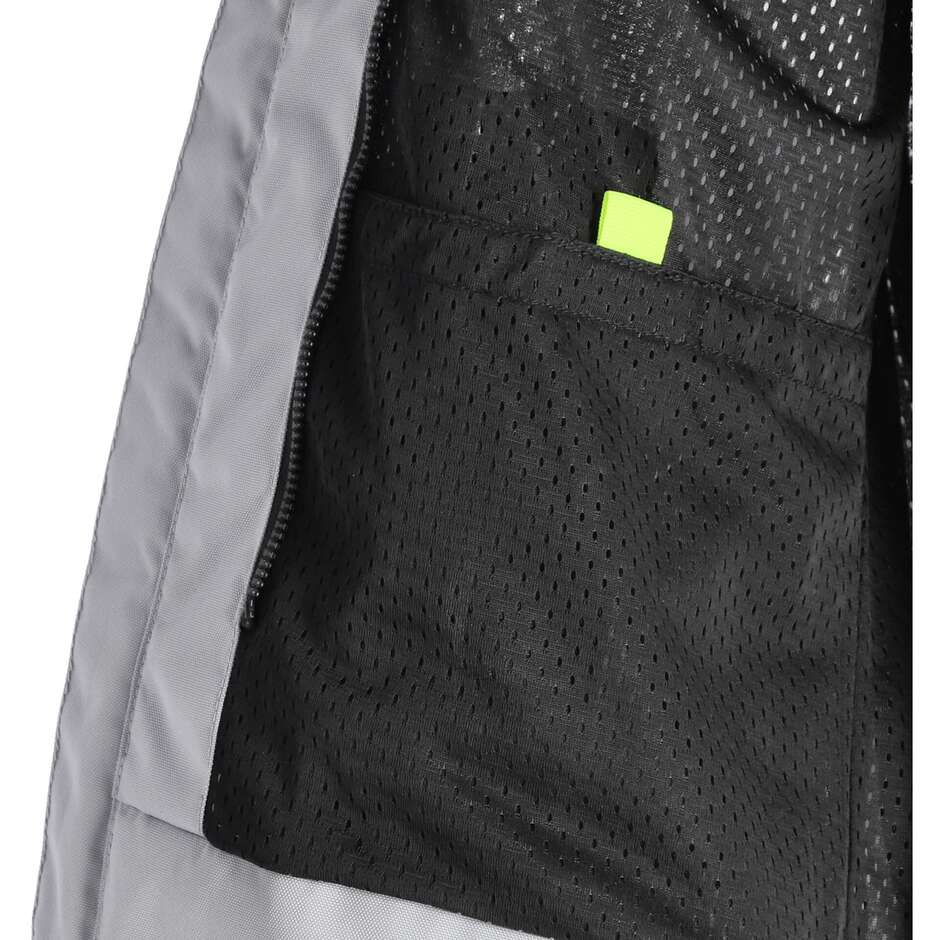 Acerbis Neue RAMSEY My Vented 2.0 CE Perforierte Sommer-Motorradjacke Grau Gelb