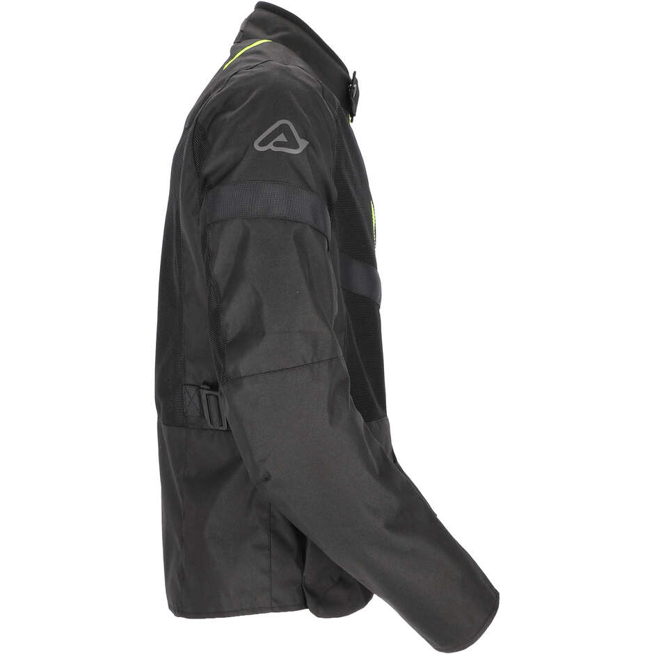Acerbis New RAMSEY LONG CE Perforated Summer Motorcycle Jacket Black Yellow