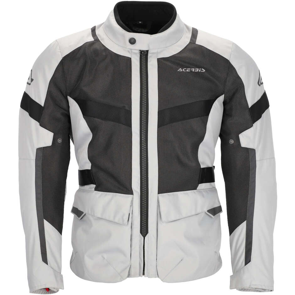 Acerbis New RAMSEY LONG CE Perforated Summer Motorcycle Jacket Grey Black