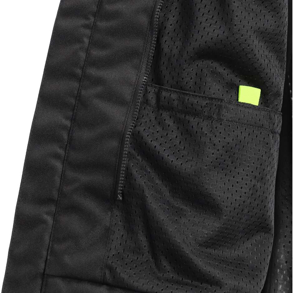 Acerbis New RAMSEY My Vented 2.0 CE Perforated Summer Motorcycle Jacket Black Yellow