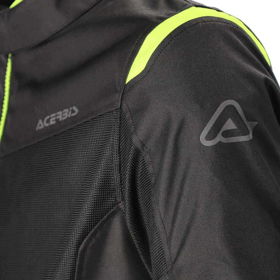 Acerbis New RAMSEY My Vented 2.0 CE Perforated Summer Motorcycle Jacket Black Yellow