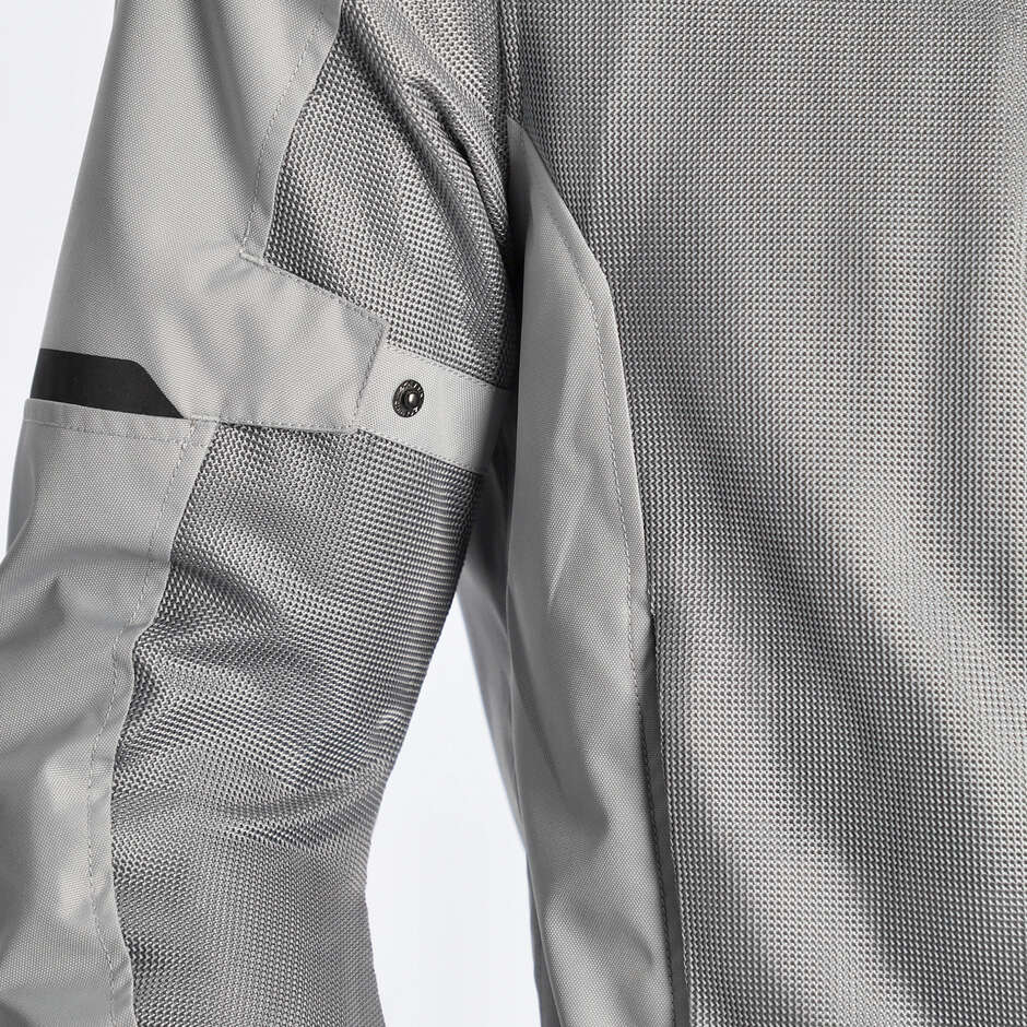 Acerbis New RAMSEY My Vented 2.0 CE Veste de moto perforée d'été Gris clair