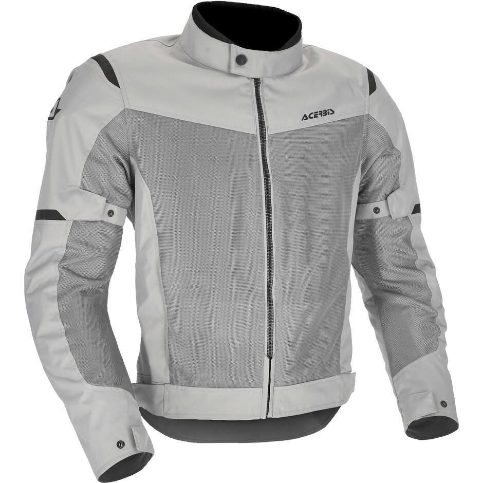 Acerbis New RAMSEY My Vented 2.0 CE Veste de moto perforée d'été Gris clair