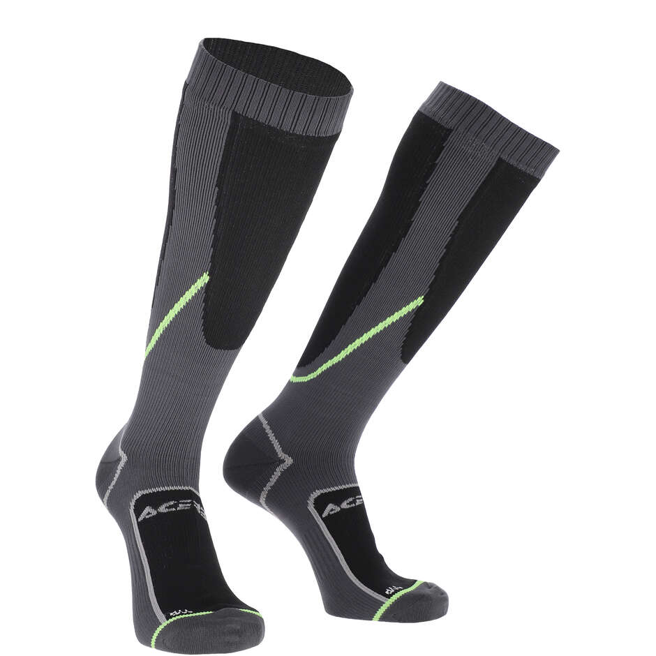 Acerbis NO-WET Wasserdichte Sportsocken schwarz/gelb