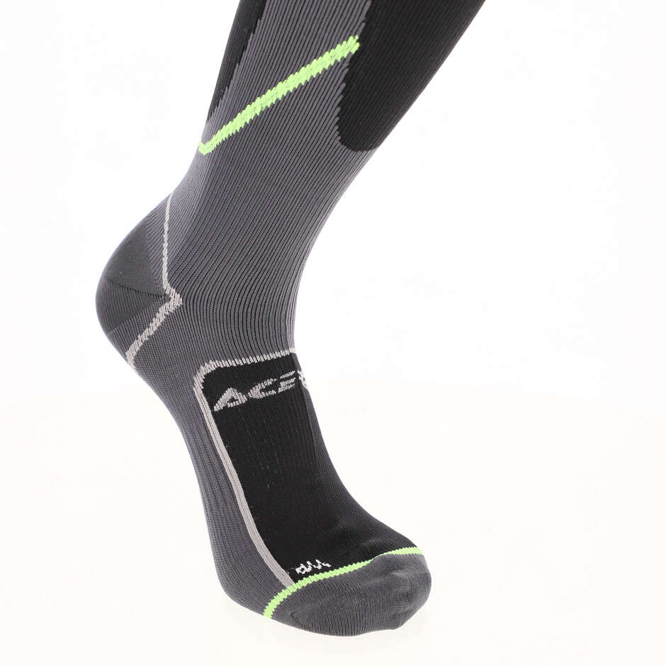Acerbis NO-WET Wasserdichte Sportsocken schwarz/gelb