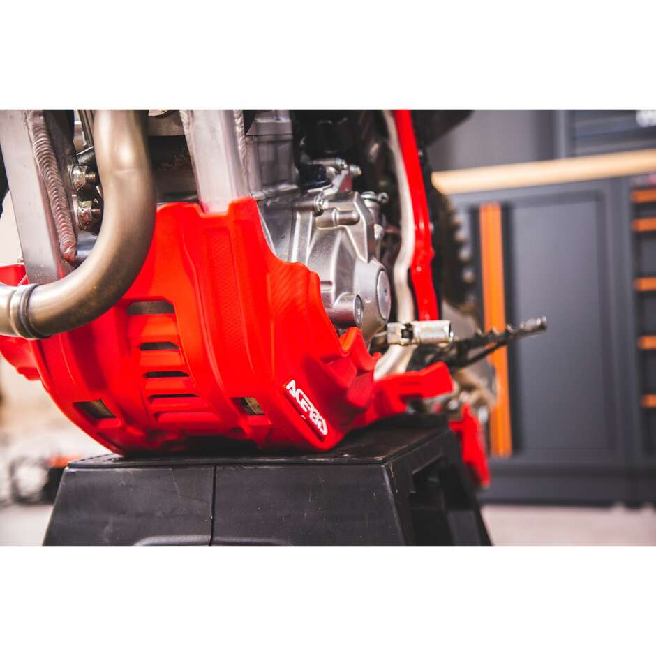 Acerbis Plastic Engine Guard for Honda CRF 450 Red
