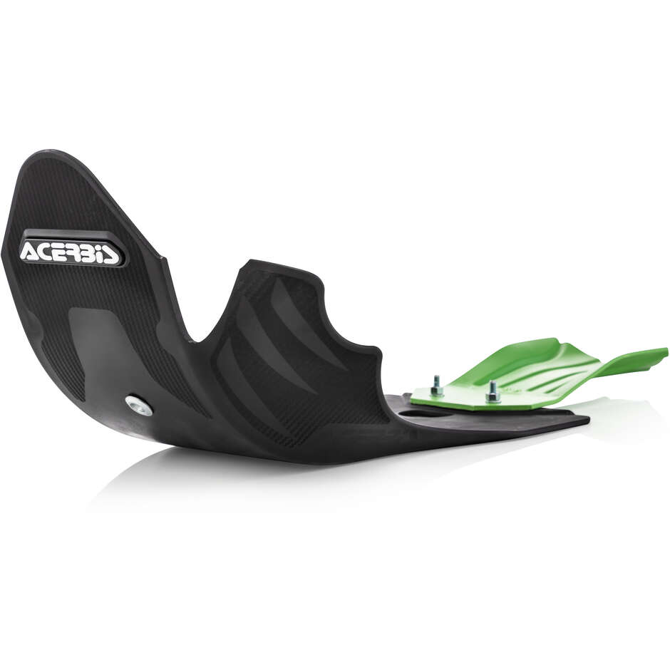 Acerbis Plastic Engine Guard for KAWASAKI KX 250-300-450 Black Green
