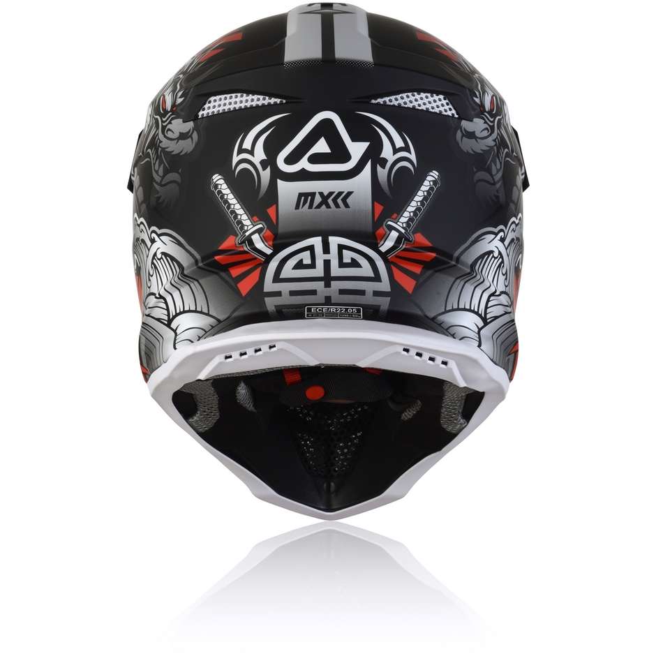 Acerbis PROFILE 4 Cross Enduro Motorcycle Helmet Black Matt Gray
