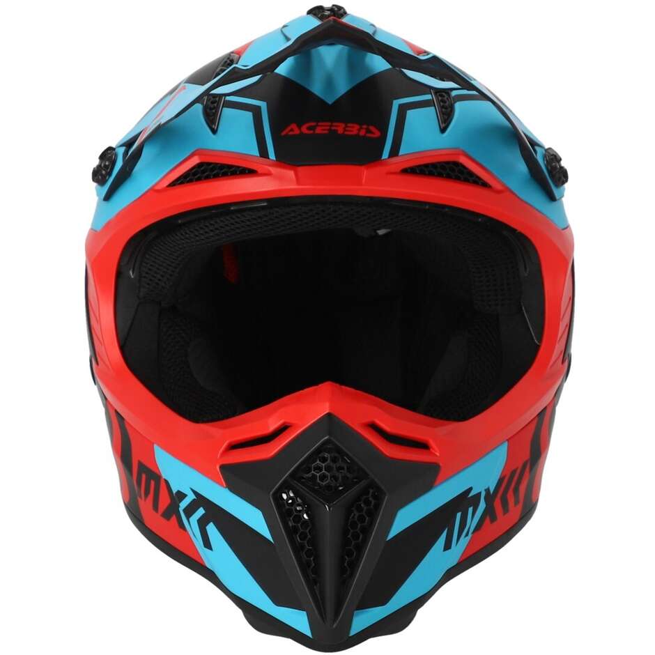 Acerbis PROFILE 5 Cross Enduro Motorcycle Helmet Red Blue
