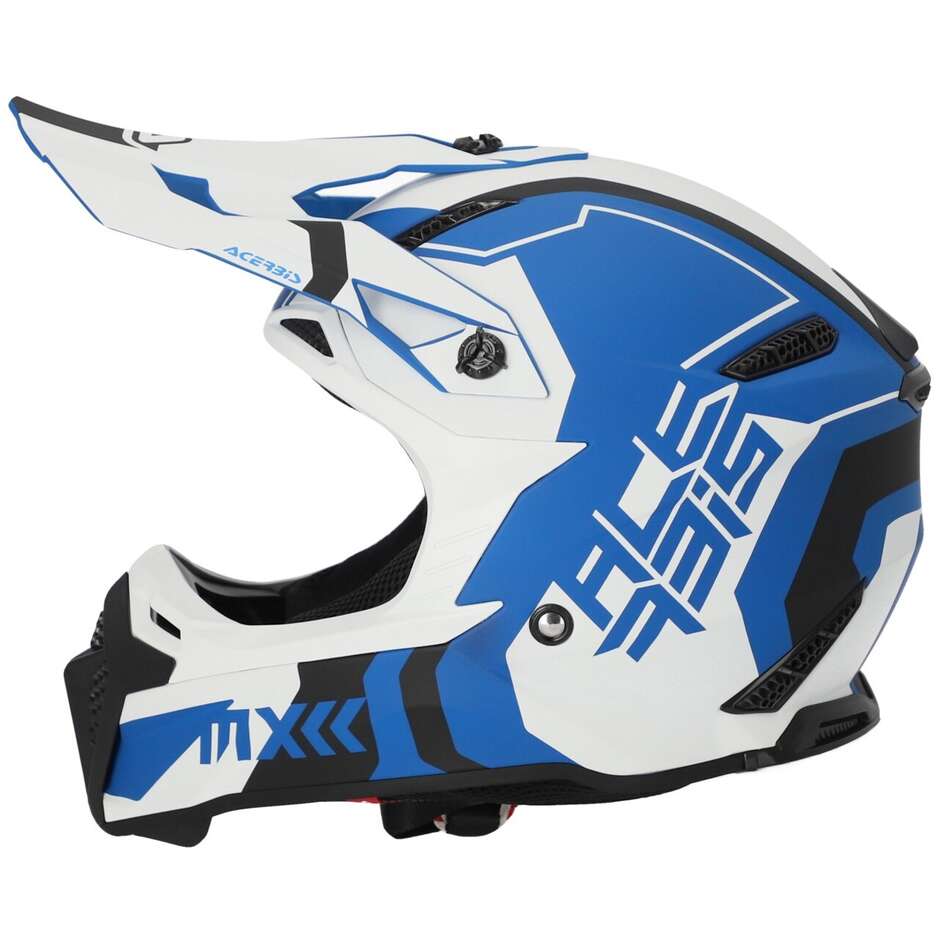 Acerbis PROFILE 5 Cross Enduro Motorcycle Helmet White Blue