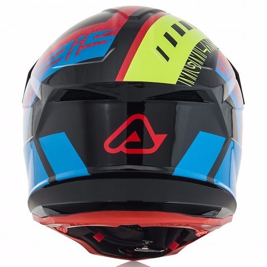 Acerbis Profile Cross Enduro Moto Helmet 4.0 Black / Blue Lucido