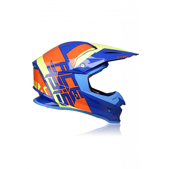 Acerbis Profile Cross Enduro Moto Helmet 4.0 Orange / Yellow