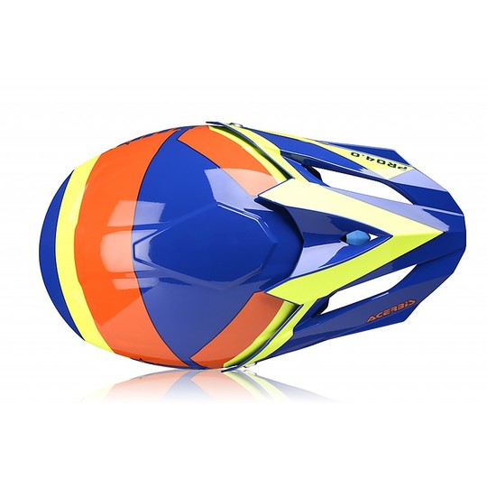 Acerbis Profile Cross Enduro Moto Helmet 4.0 Orange / Yellow