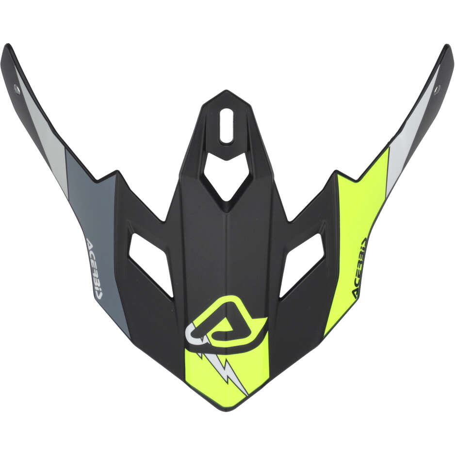 Acerbis Profile Junior Helm Schwarz Fluoreszierendes Gelb