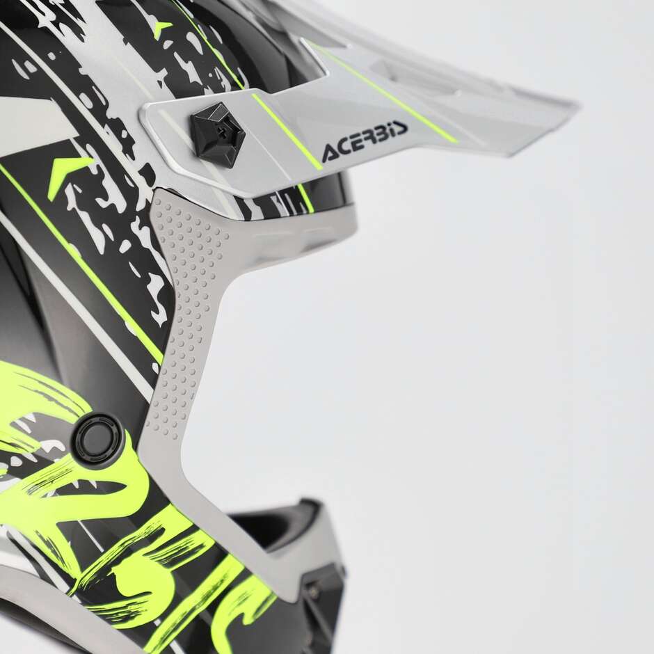 Acerbis PROFILE JUNIOR Kids' Motocross Enduro Helmet Black Fluorescent Yellow