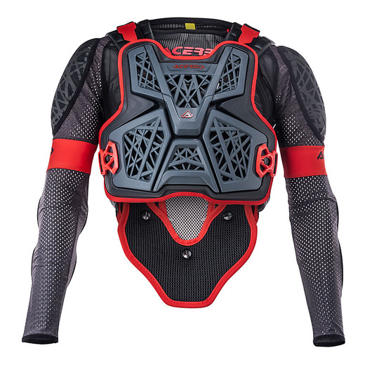 Acerbis Protective Body Armor Moto Cross Body Armor GALAXY Black Red
