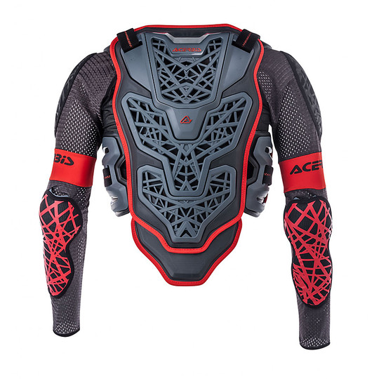 Acerbis Protective Body Armor Moto Cross Body Armor GALAXY Black Red