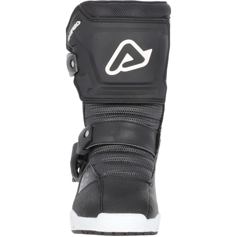 Acerbis Puppy Kid Cross Enduro Motorradstiefel Schwarz