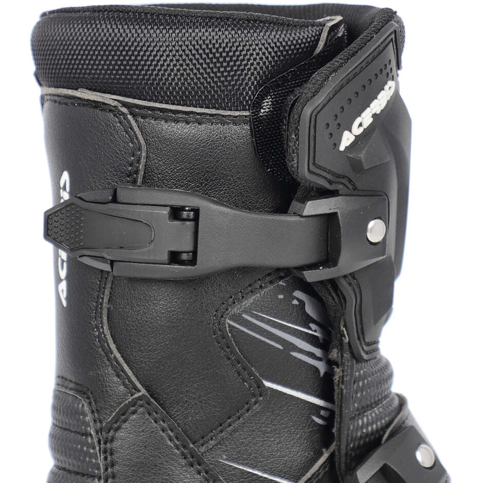 Acerbis Puppy Kid Cross Enduro Motorradstiefel Schwarz