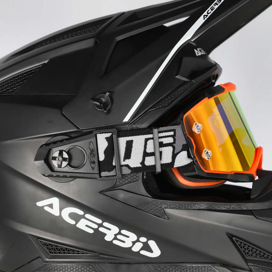 Acerbis QUICK STRAP Attache rapide pour casques moto cross enduro Noir