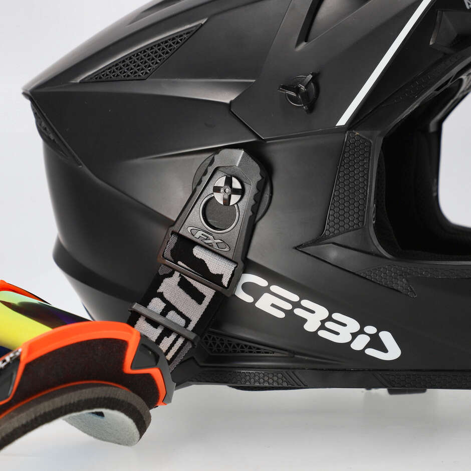 Acerbis QUICK STRAP Attache rapide pour casques moto cross enduro Noir