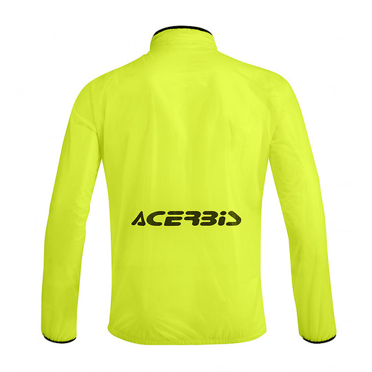 Acerbis Rain Dek Pack Motorcycle Jacket Yellow Fluo