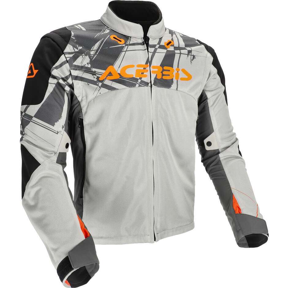 Acerbis Rally Mesh Cross Enduro Motorcycle Jacket Grey Black
