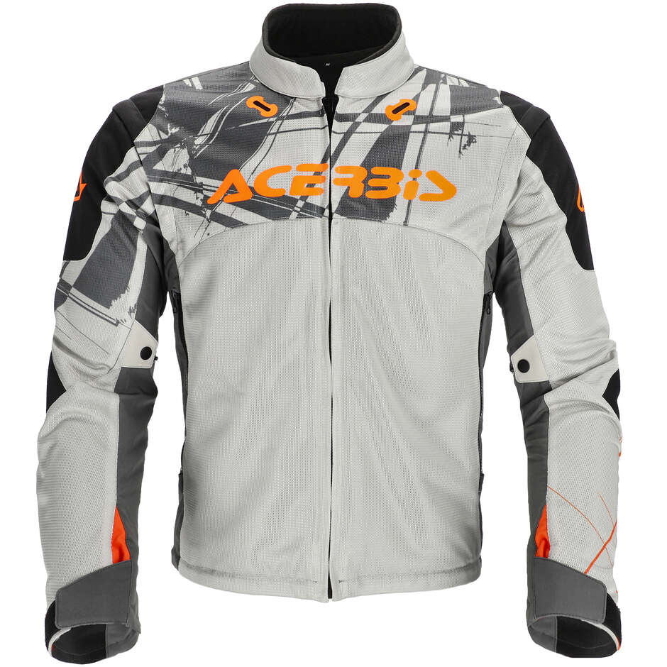 Acerbis Rally Mesh Cross Enduro Motorcycle Jacket Grey Black