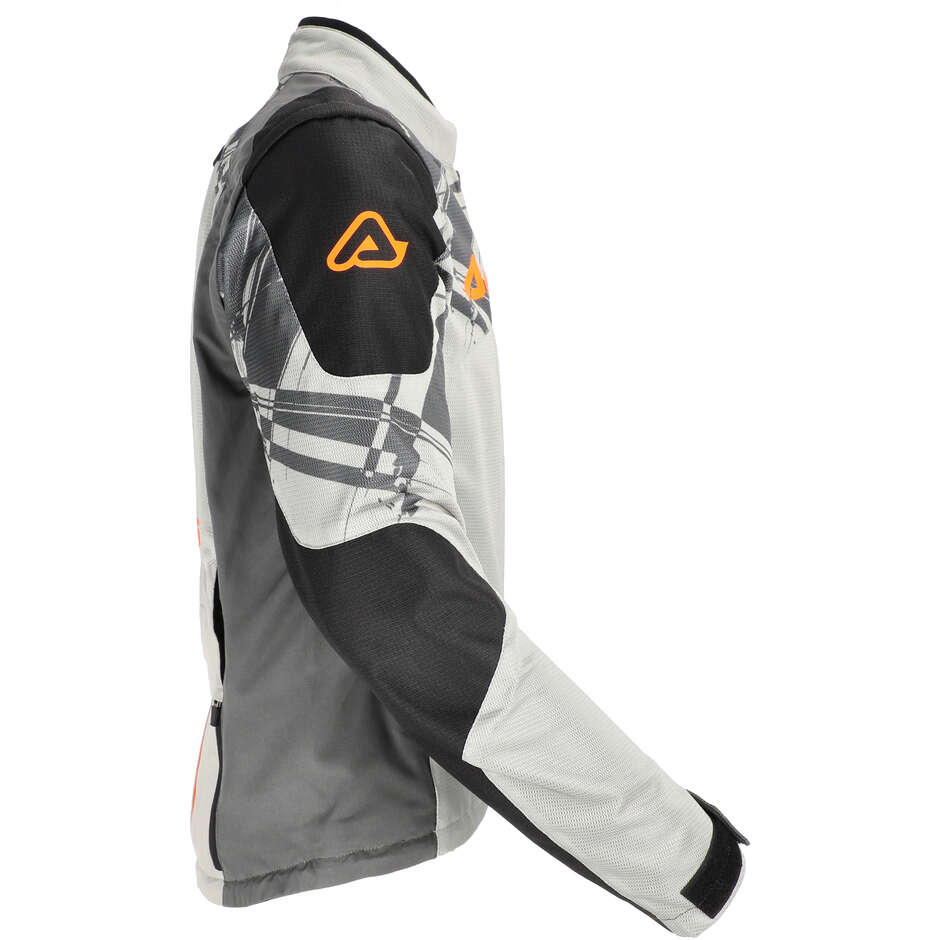 Acerbis Rally Mesh Cross Enduro Motorcycle Jacket Grey Black