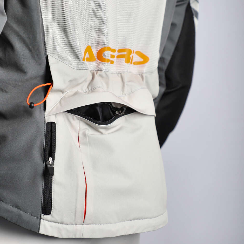 Acerbis Rally Mesh Cross Enduro Motorcycle Jacket Grey Black