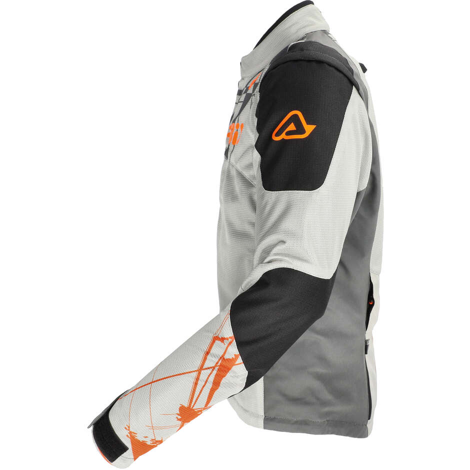 Acerbis Rally Mesh Cross Enduro Motorcycle Jacket Grey Black
