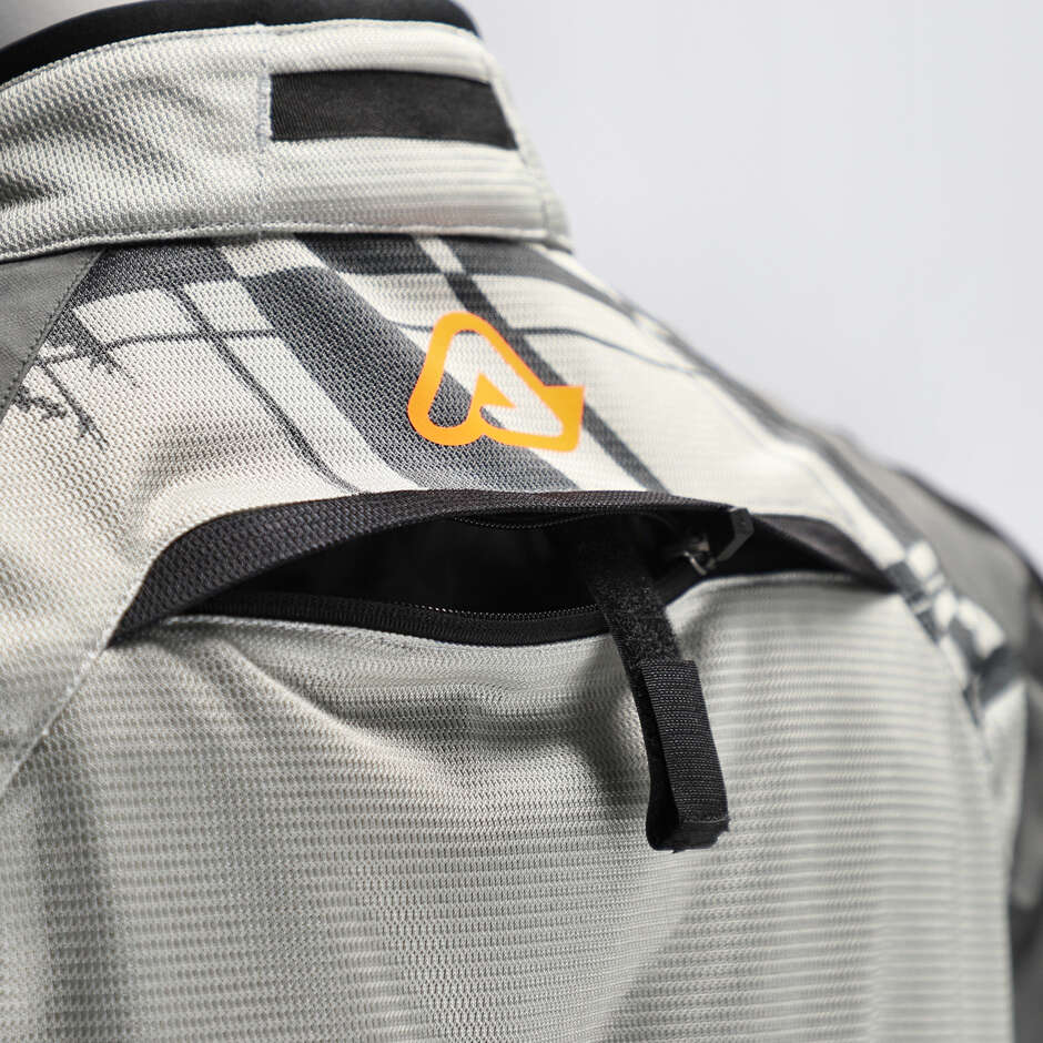 Acerbis Rally Mesh Cross Enduro Motorcycle Jacket Grey Black