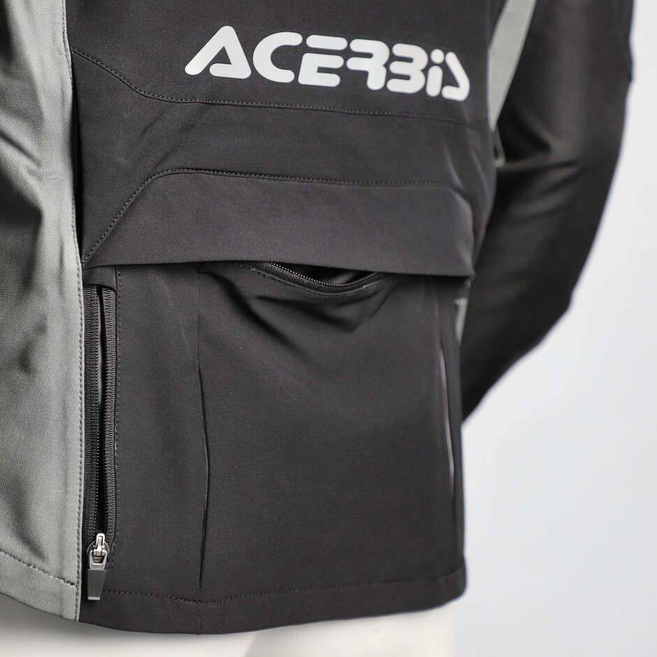 Acerbis Rally Race Cross Enduro Motorcycle Jacket Black Grey