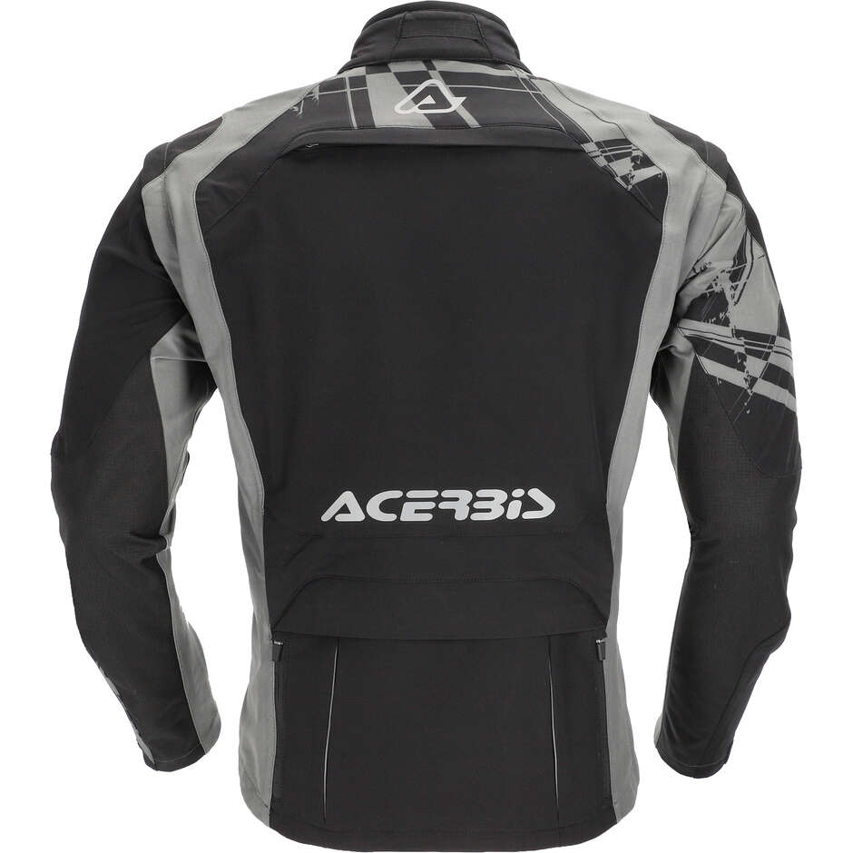 Acerbis Rally Race Cross Enduro Motorcycle Jacket Black Grey
