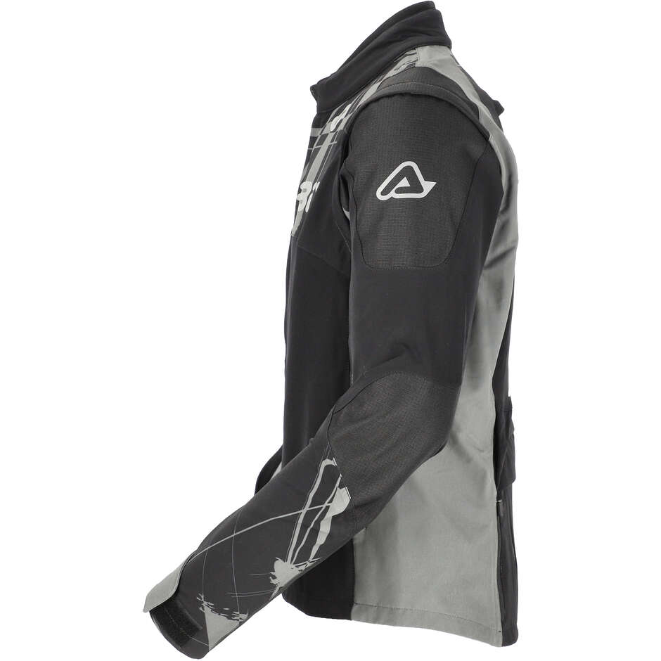 Acerbis Rally Race Cross Enduro Motorcycle Jacket Black Grey