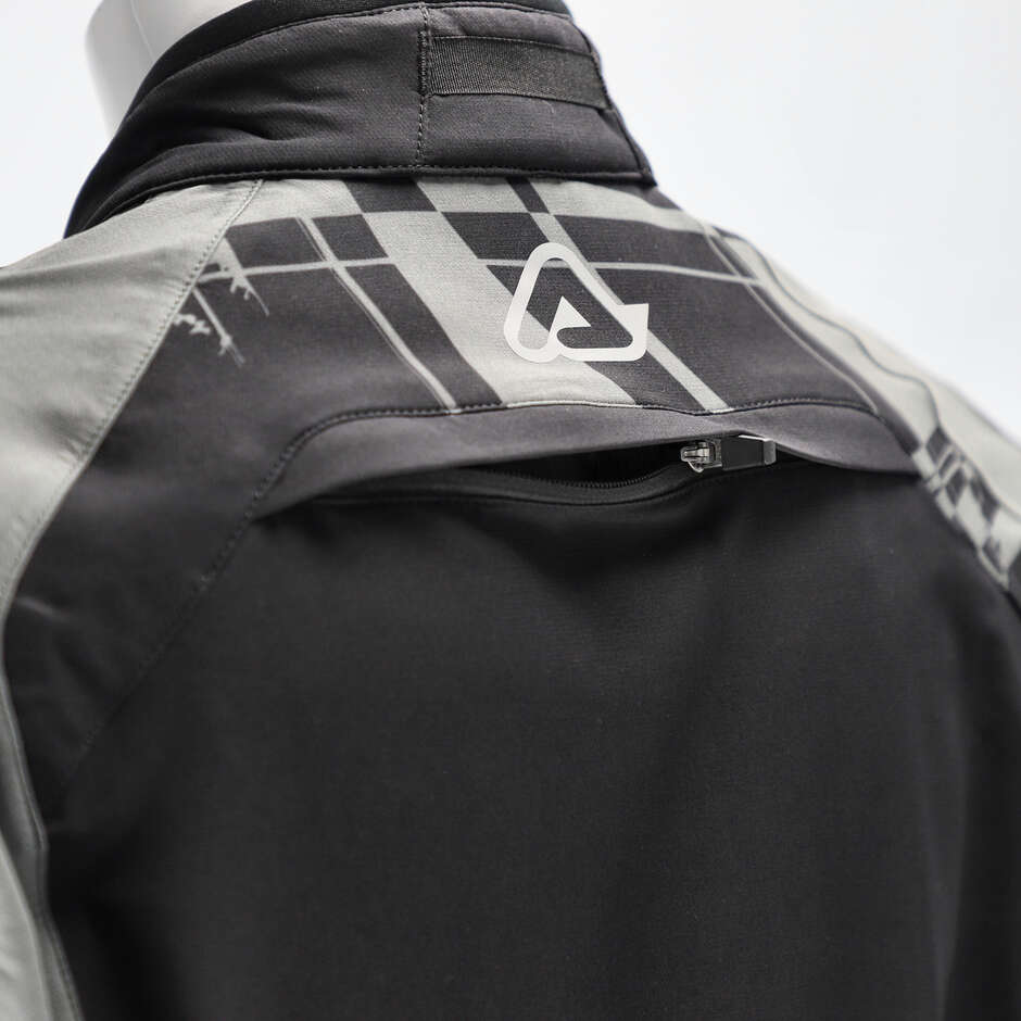 Acerbis Rally Race Cross Enduro Motorcycle Jacket Black Grey