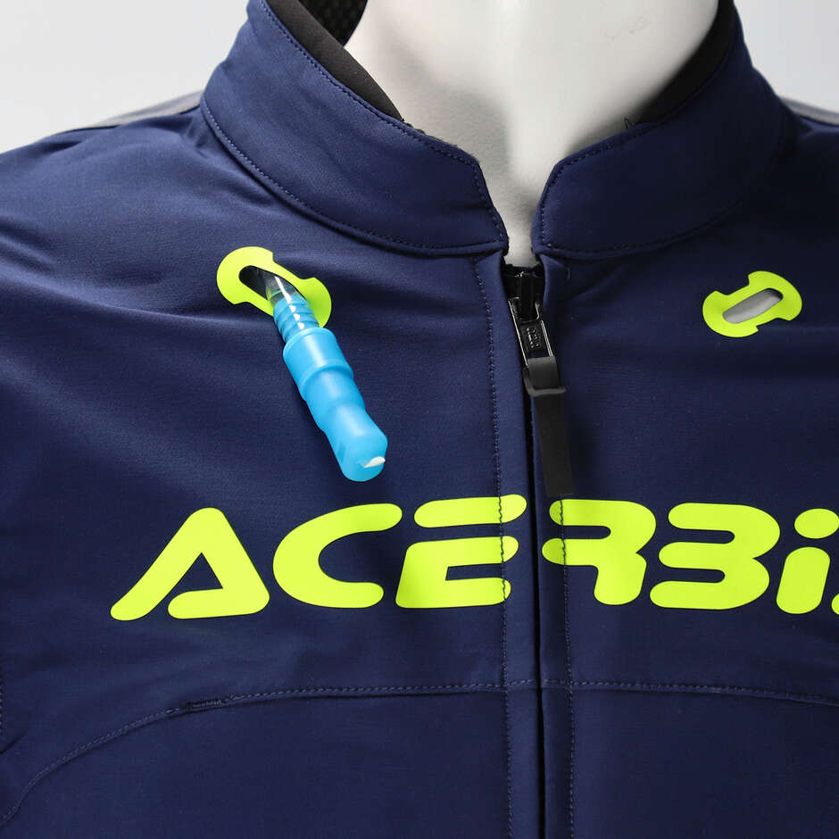 Acerbis Rally Race Cross Enduro Motorcycle Jacket Blue Yellow