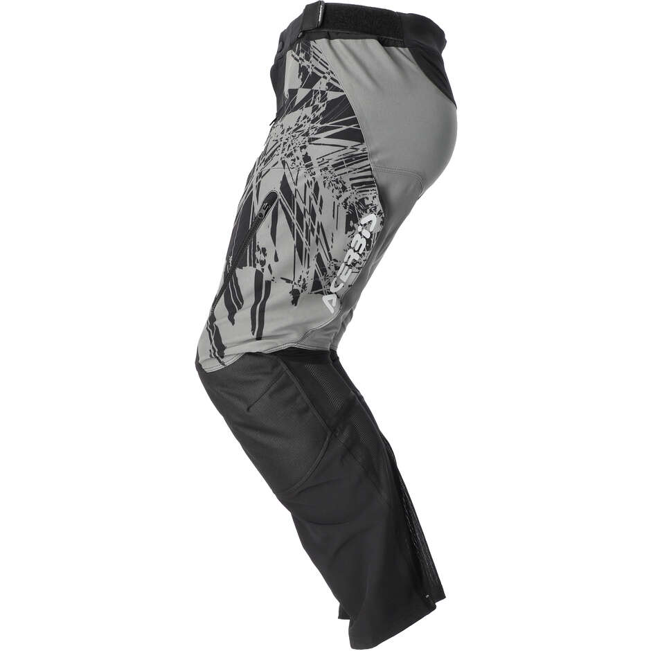 Acerbis Rally Race Cross Enduro Motorcycle Pants in Black and Grey