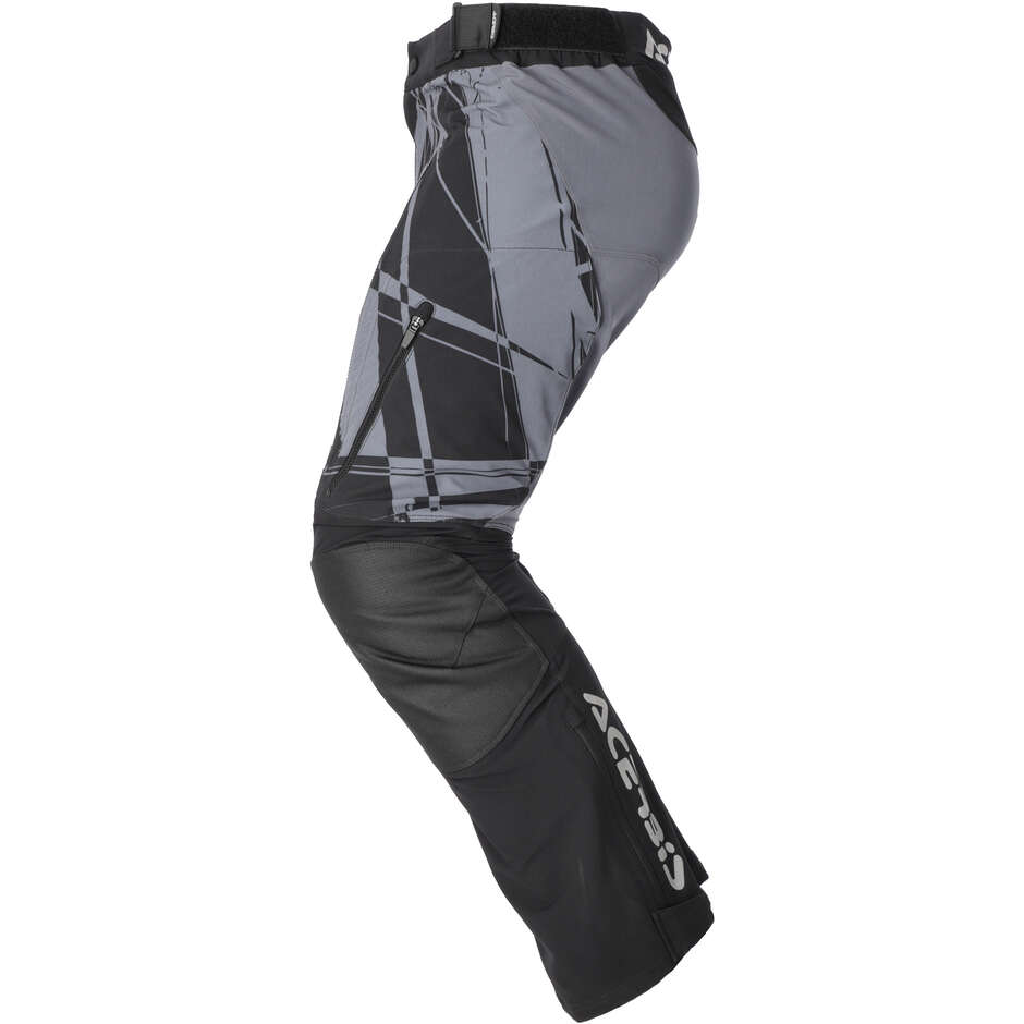 Acerbis Rally Race Over Cross Enduro Motorcycle Jacket Black/Grey