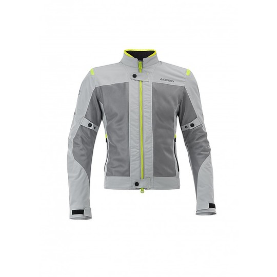 Acerbis Ramsey My Vented 2.0 Lady Gray Fabric Summer Women's Motorcycle Jacket