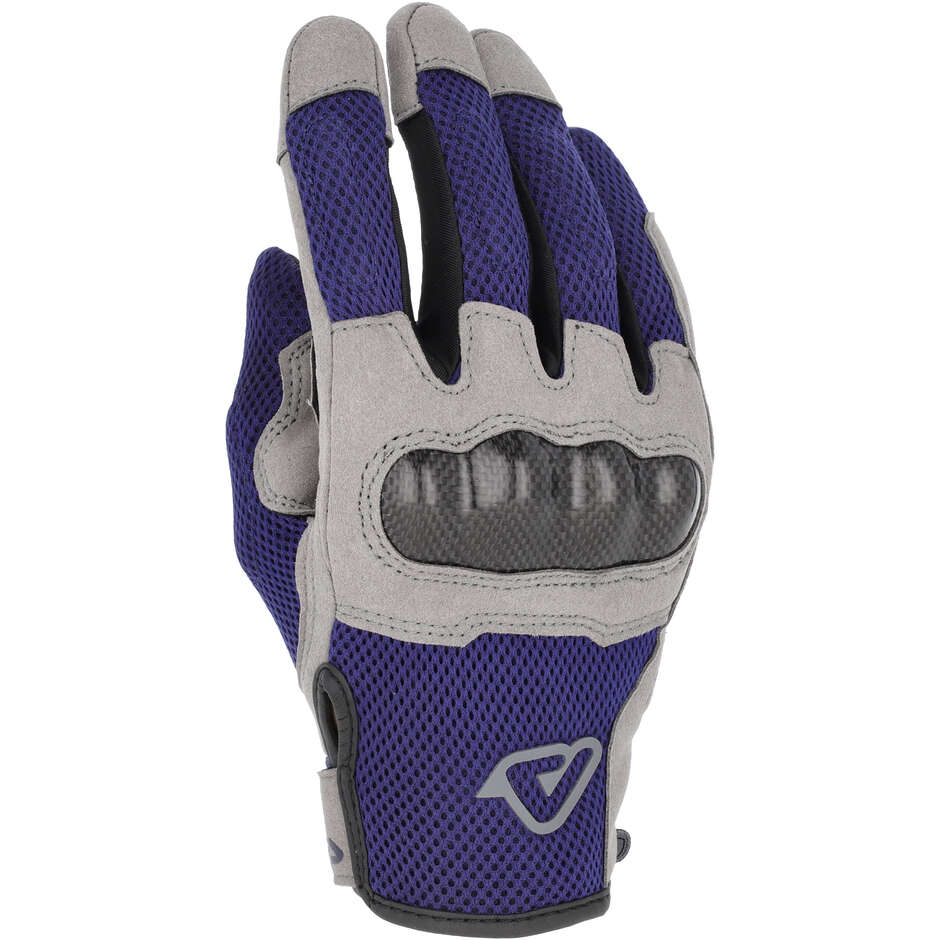	Acerbis RAMSEY My Vented CE Cross Enduro Motorradhandschuhe Blau Grau