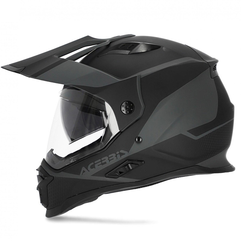 Acerbis REACTIVE Off Road Fiber Motorcycle Helmet Matte Black