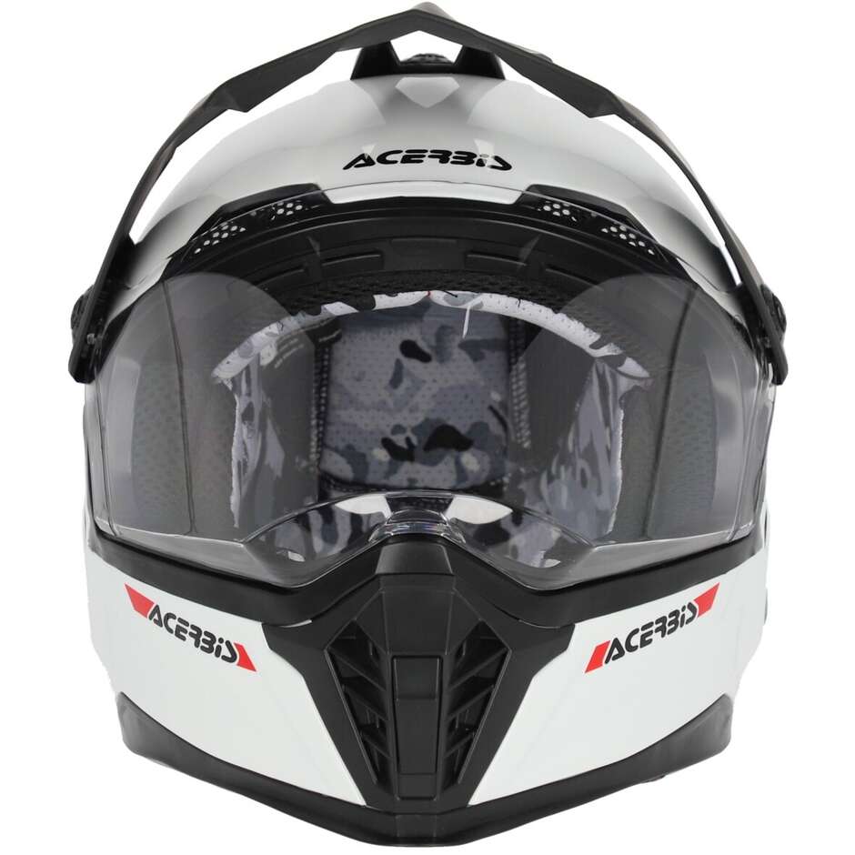 ACERBIS RIDER JUNIOR Children's Motocross Enduro Helmet White