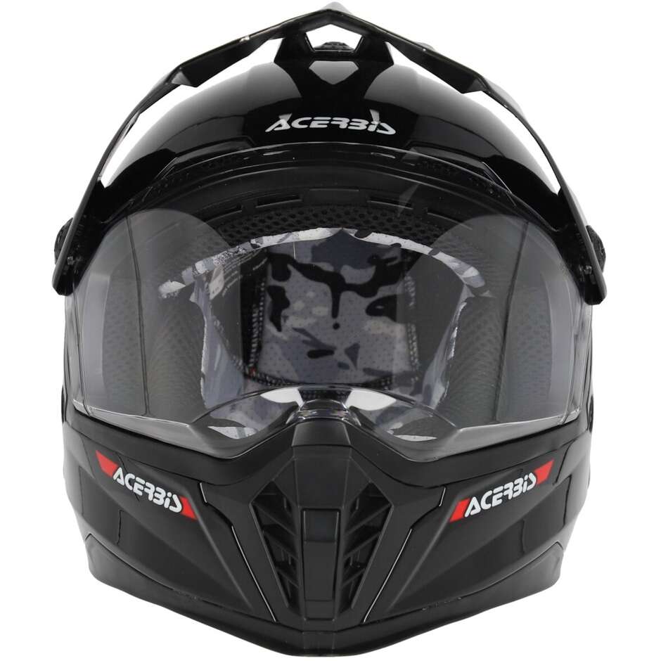 ACERBIS RIDER JUNIOR Kinder-Motocross-Enduro-Helm Schwarz