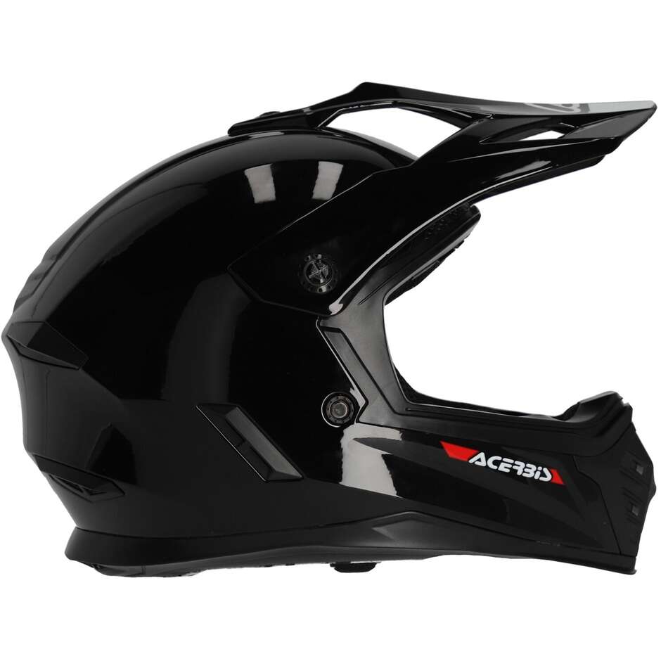 ACERBIS RIDER JUNIOR Kinder-Motocross-Enduro-Helm Schwarz