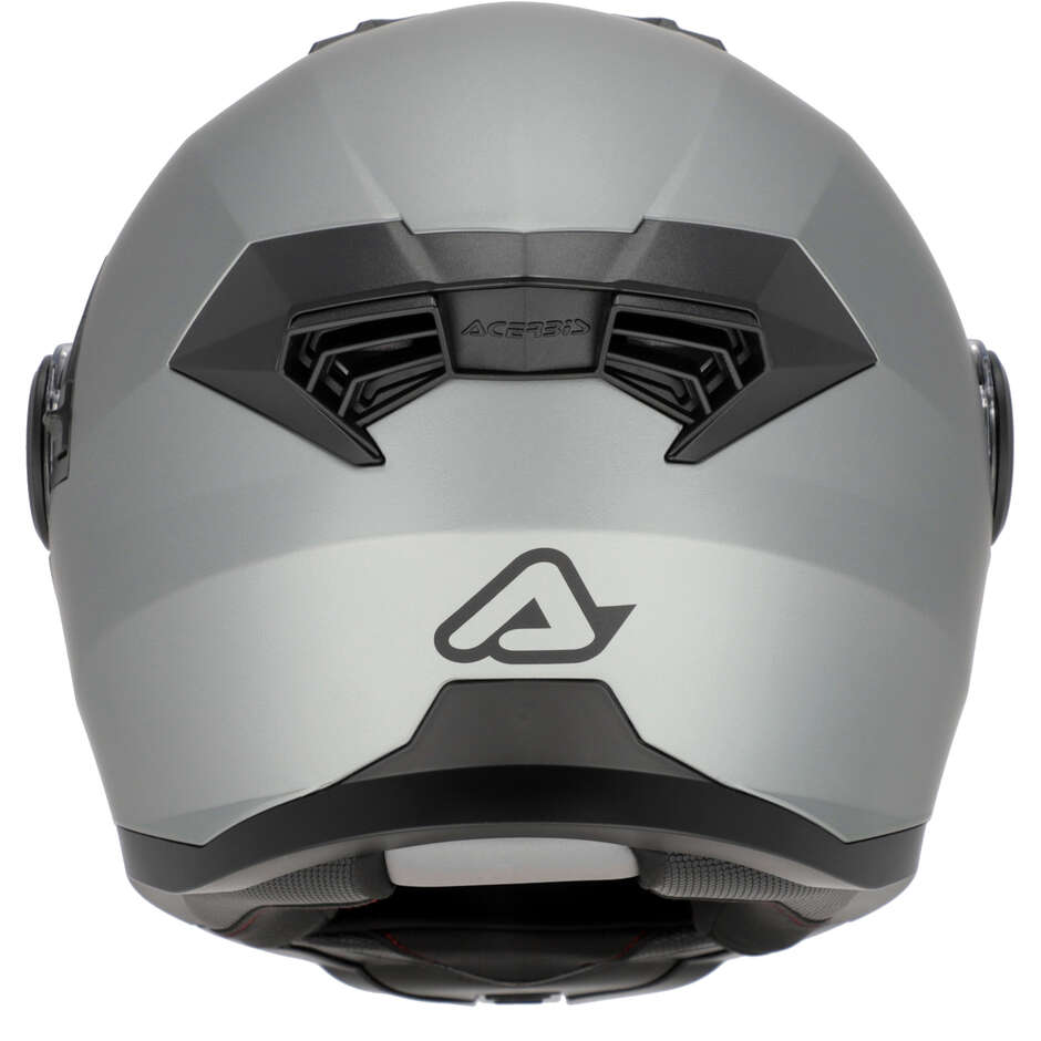 Acerbis Rider P/J Mono Modular Motorcycle Helmet Matt Grey